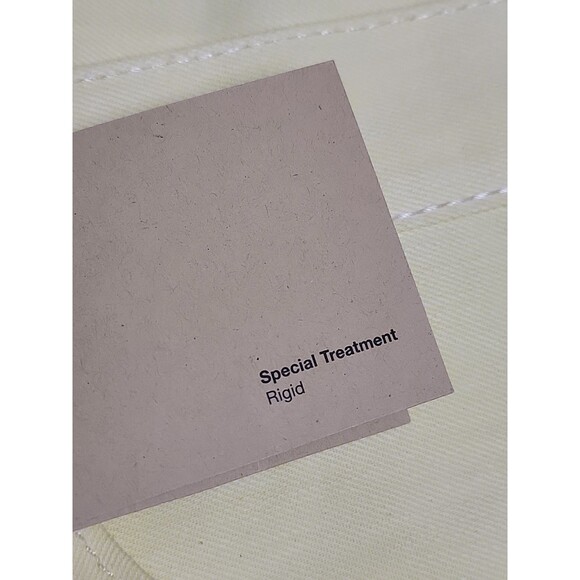 Levis Mens 501 Jeans 40x34 Straight Yellow Button Fly Yellow High Shrink Rigid - Picture 6 of 16